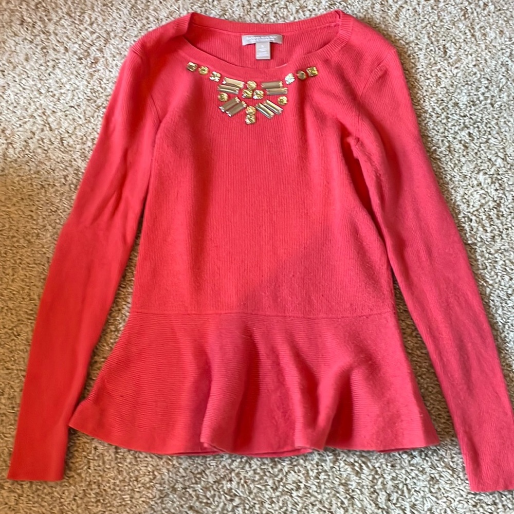 Banana Republic Jeweled Sweater Size Small